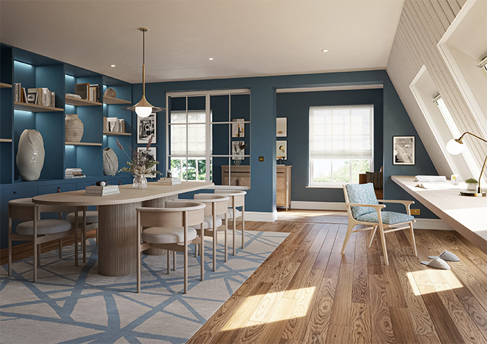 Pescara Voile, Snow White - Twist&Fit Roman Blind - Image 6